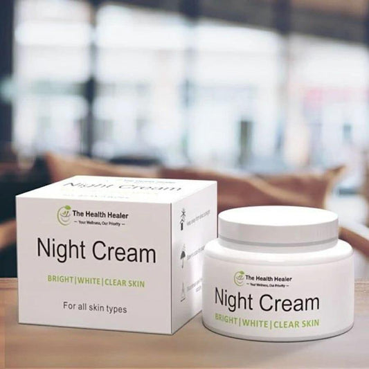 Night Cream for Bright White Clear Skin All Types